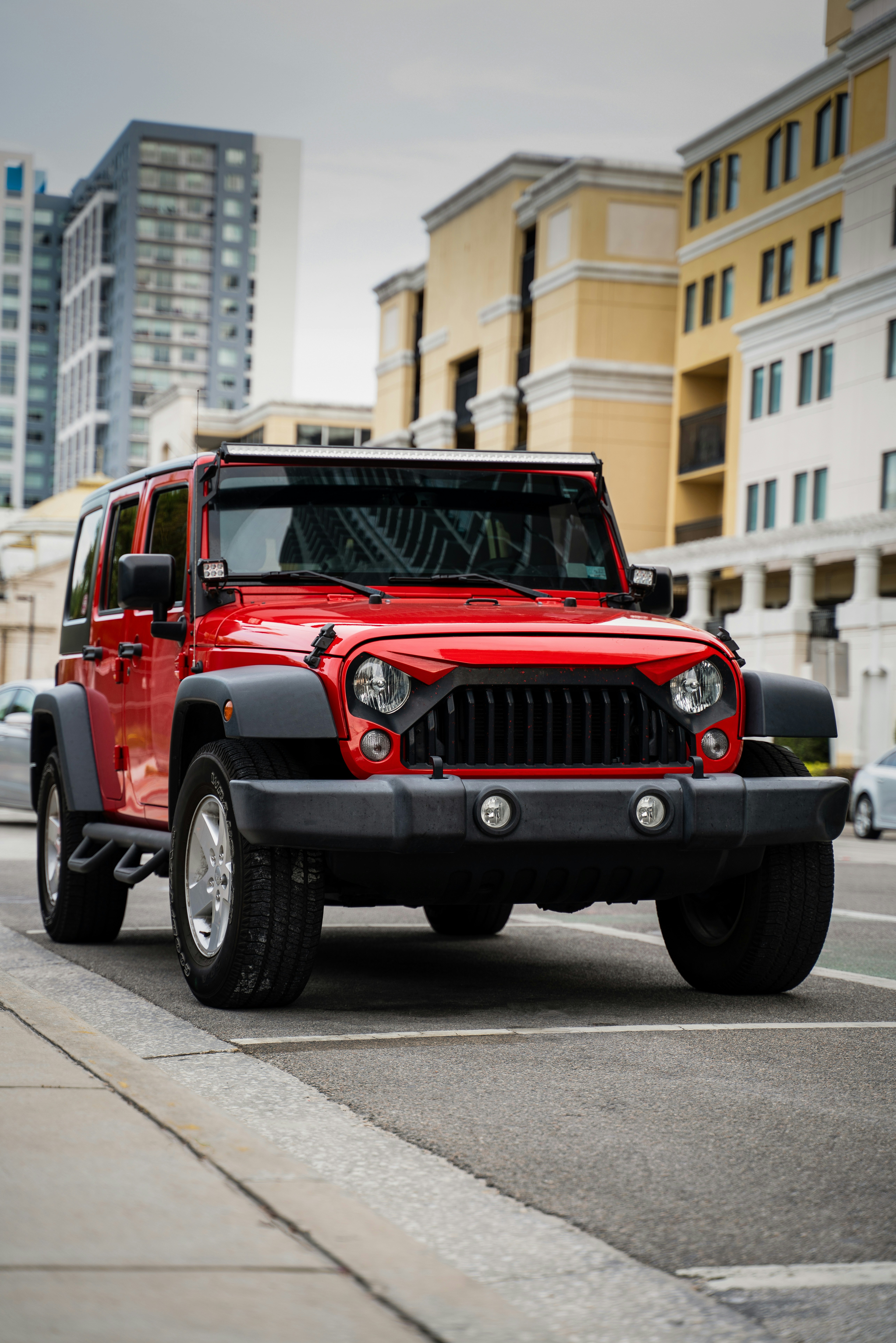 Red sports car in Atlanta